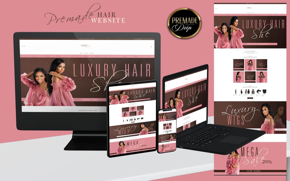 Brown & Pink Banners - BrandingStudio314