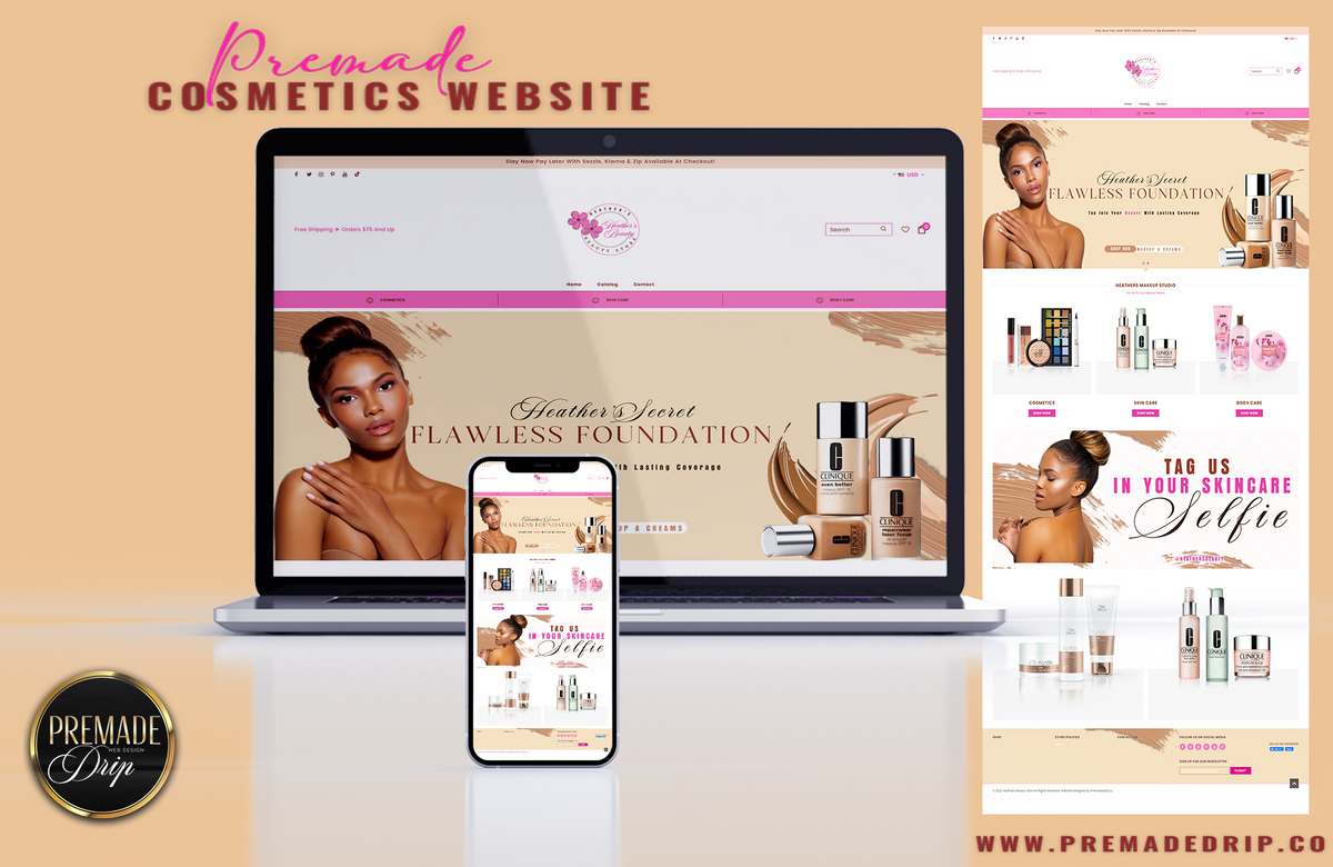 Brown, White & Pink Banners - BrandingStudio314