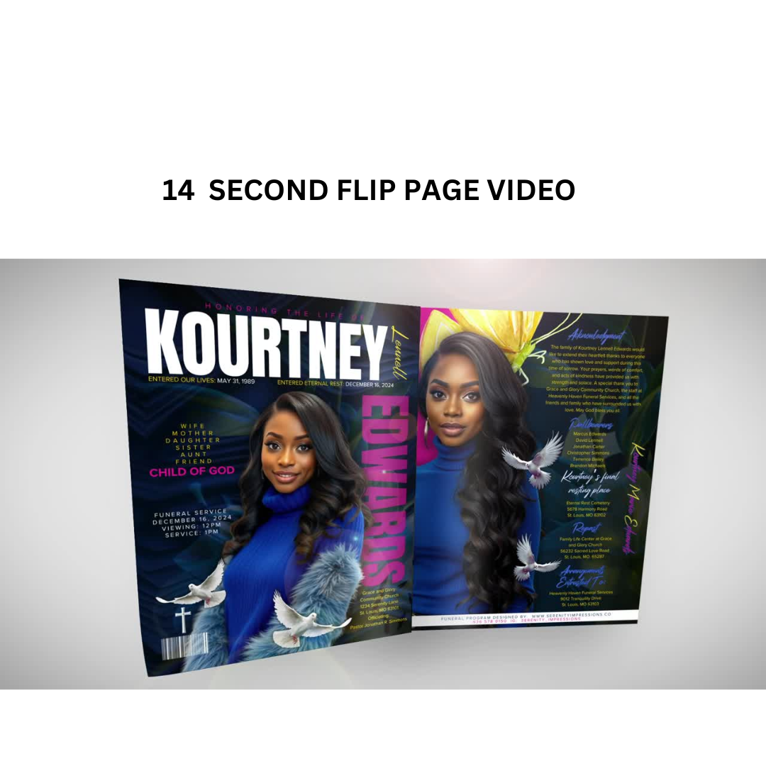 Magazine-Style Flip Book with Auto-Turning Pages