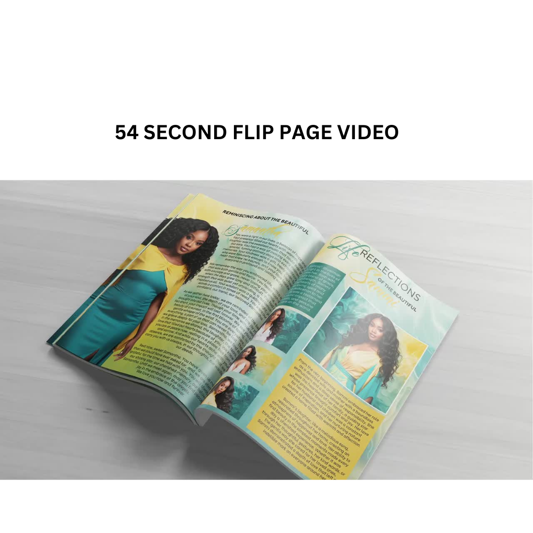 Magazine-Style Flip Book with Auto-Turning Pages