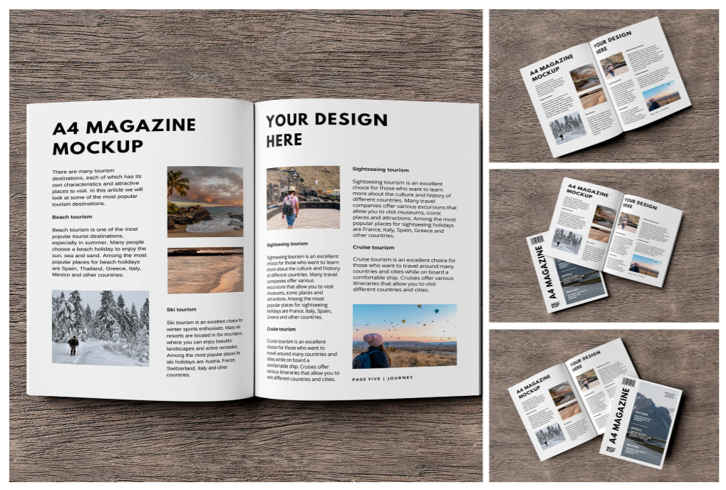 PSD Magazine Mockup Files – Professional, Customizable, and High-Quality