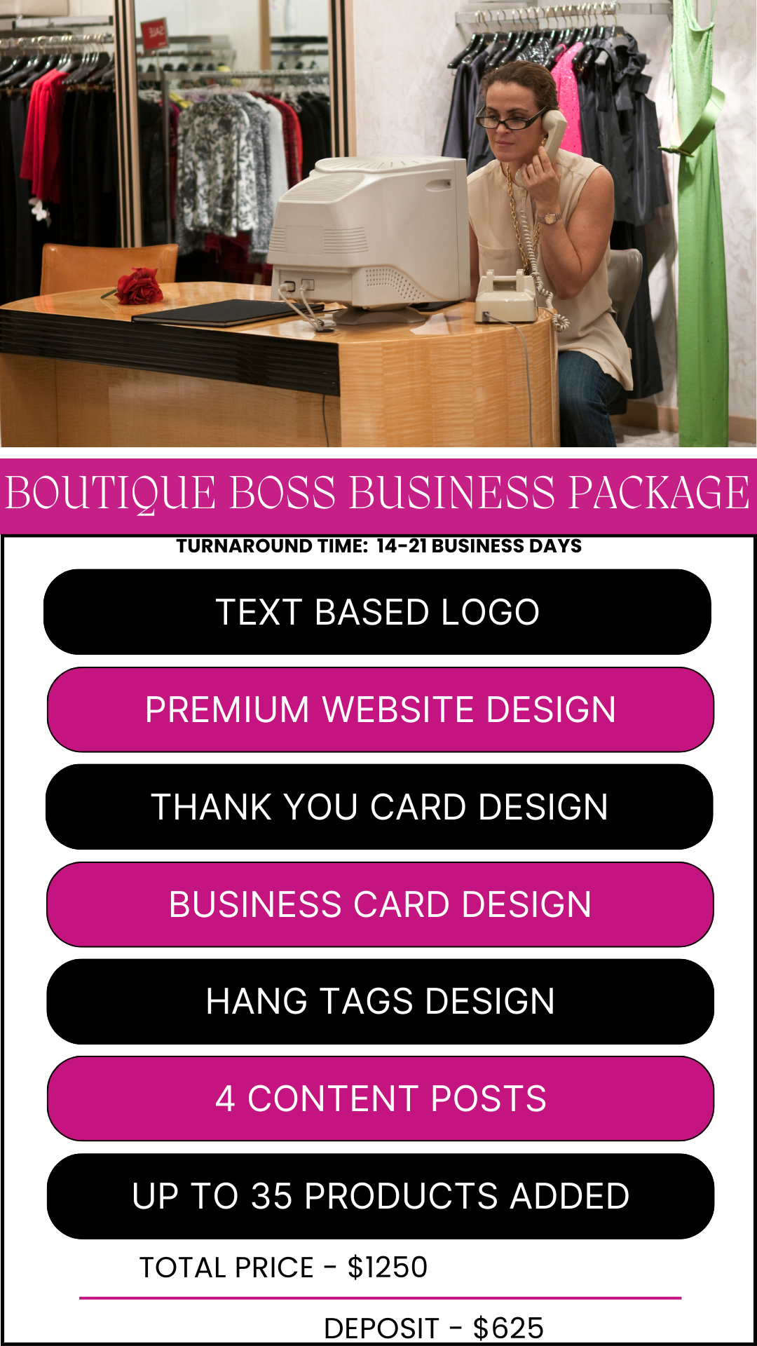 BOUTIQUE BOSS BRANDING PACKAGE - BrandingStudio314