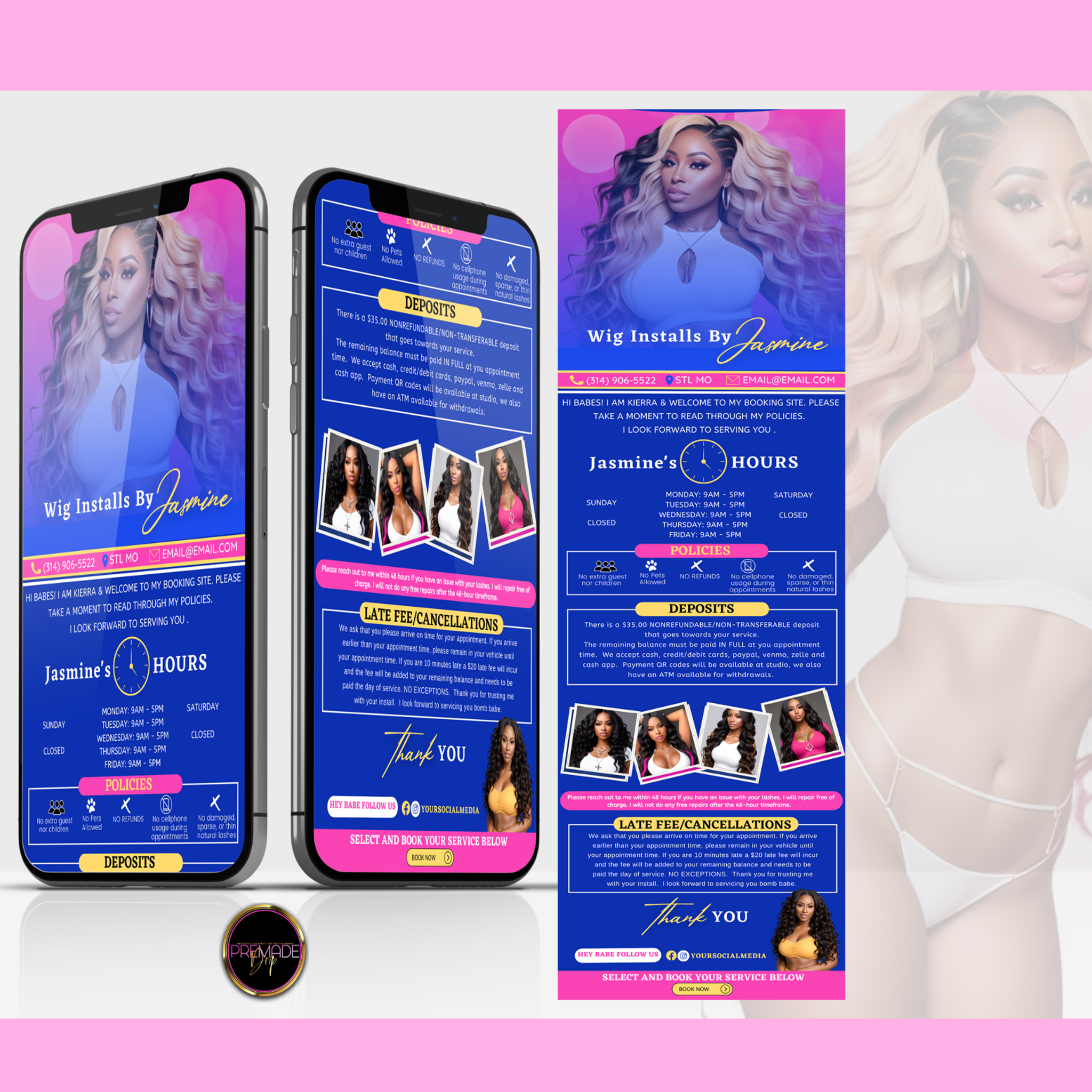 Beauty Acuity Page Design - BrandingStudio314