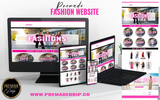 Fashions Premade Website Design + THEME INSTALLATION - BrandingStudio314