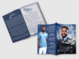 DIY  Funeral Programs, 4 page Obituary Design