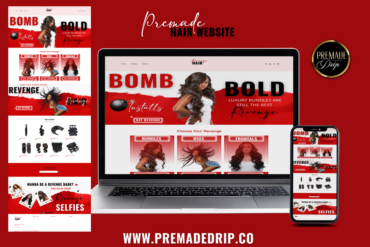 Bold Red White Black Banners - BrandingStudio314