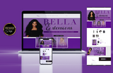 Dark Purple Hair -  Premade Website Design + Theme Installation - BrandingStudio314