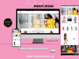 Fashion  Premade Website Design+ THEME INSTALLATION - BrandingStudio314