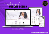 PURPLE BEAUTY PREMADE WEBSITE + THEME INSTALLATION - BrandingStudio314